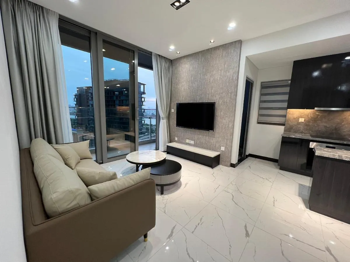 Lägenhetshotell Asia Premium Suite - Asia Studios Hub Ho Chi Minh-staden Vietnam